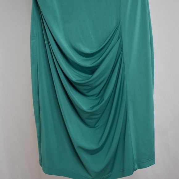 Green Slip on Dress - Picture 4 of 5